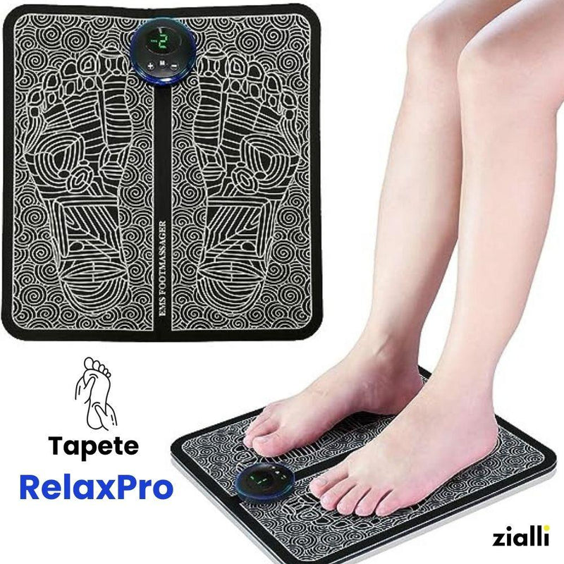 Tapete Massageador RelaxPro - Massageador de Pés Elétrico e Portátil - Zialli