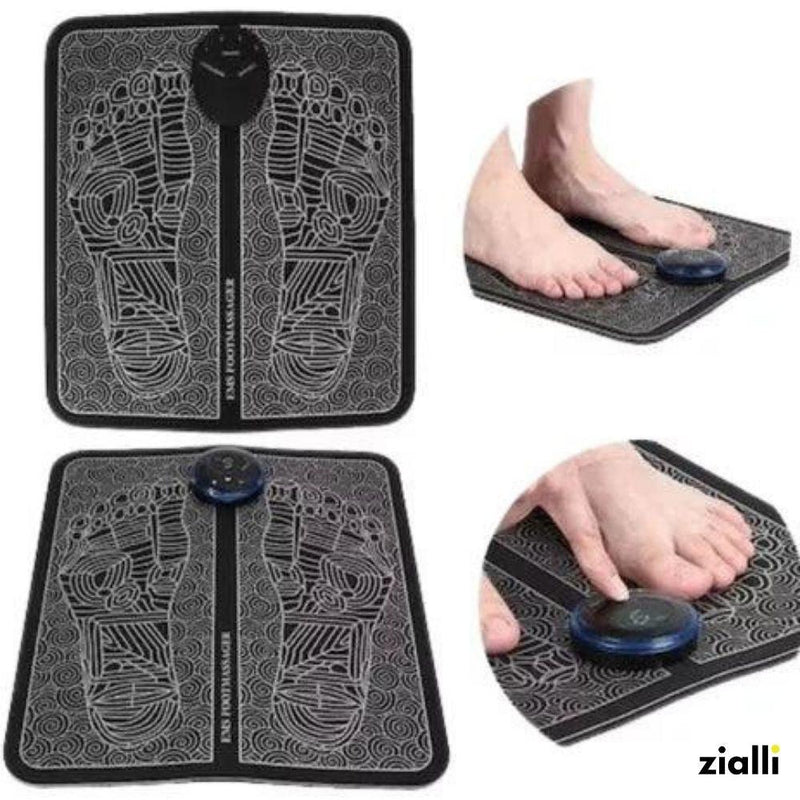 Tapete Massageador RelaxPro - Massageador de Pés Elétrico e Portátil - Zialli